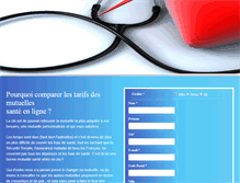 Tablet Screenshot of mon-assurance-sante.net